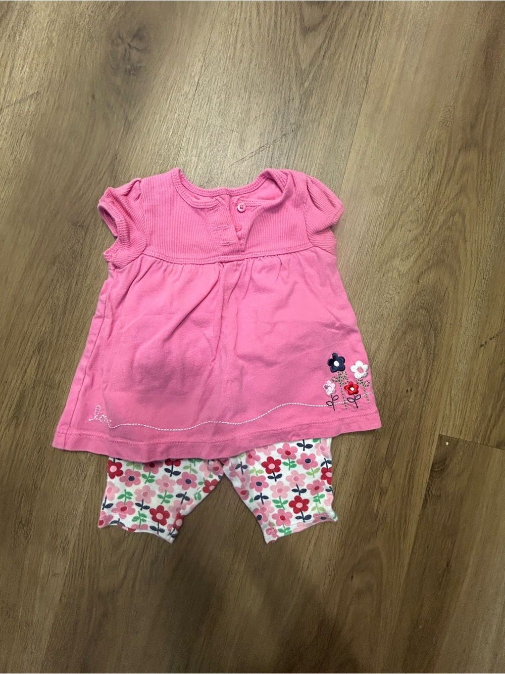Carter's Pink Floral Baby Matching Set